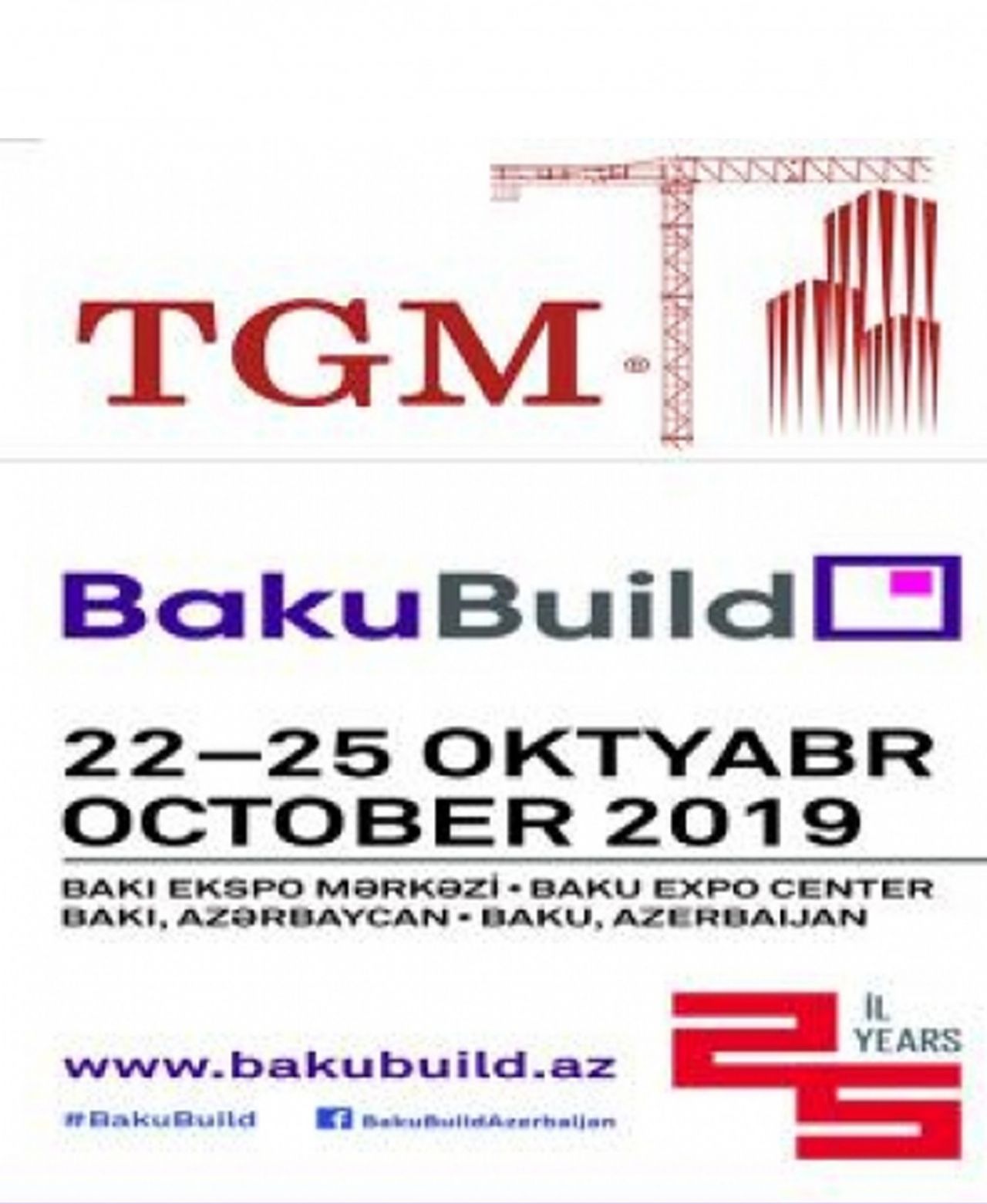 BakuBuild 25.Azerbaycan Uluslararası İnşaat Sergisi